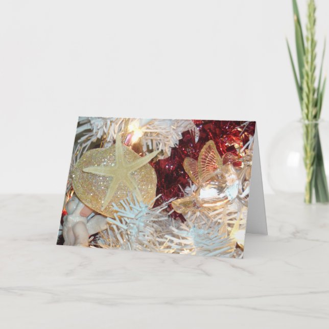 Strandskal Julkort Helgkort (Framsida)