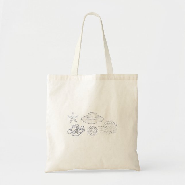 Strandskiss Totebag Tygkasse (Framsidan)