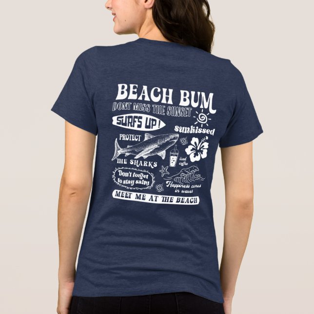 Strandskojare Strand Summer T Shirt (Baksida)
