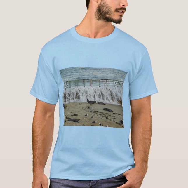 Strandskönhet T Shirt (Framsida)