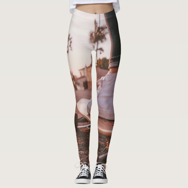 strandskridskor leggings (Framsida)