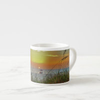 Strandsolnedgång Espressomugg