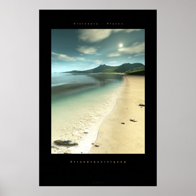 Strandspaziergang Poster (Framsidan)