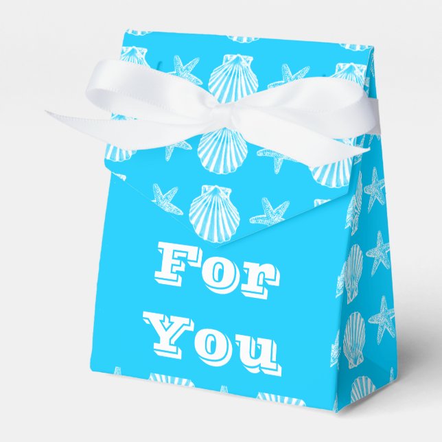 Strandsstrand för snäcka av stjärtfenor snäckor presentaskar (Framsidan Sidan)