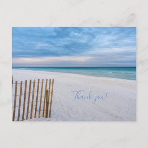Strandstaket Morgon Destin Florida Tack Vykort