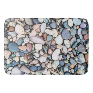 Strandsten- och småstenbadmatta badrumsmatta