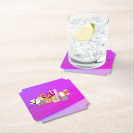 Strandstil Retro Semesterläge Underlägg Papper