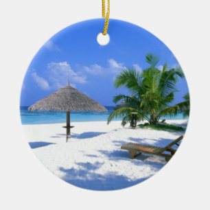 Strandstol Julgransprydnad Keramik