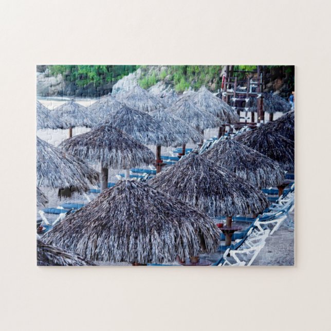 Strandstolar och skydd pussel (Horisontell)