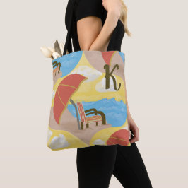 Strandstols Konst Anpassad Sommar Totebag Tygkasse