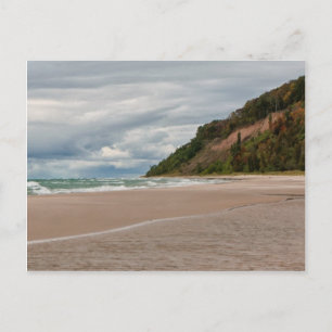 Strandstranden av viltbjörnsdyner vykort