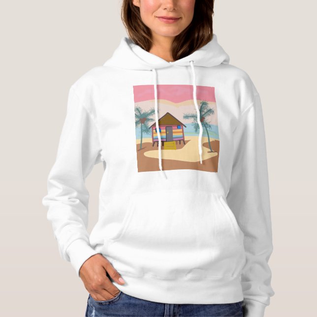 Strandstuga T Shirt (Framsida)