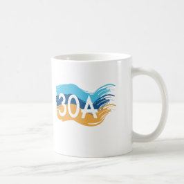 StrandSwash för huvudväg 30A Florida Kaffemugg