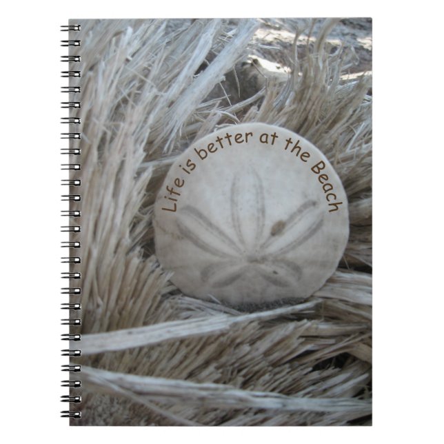 Strandtemaanteckningsbok Anteckningsbok (Framsidan)