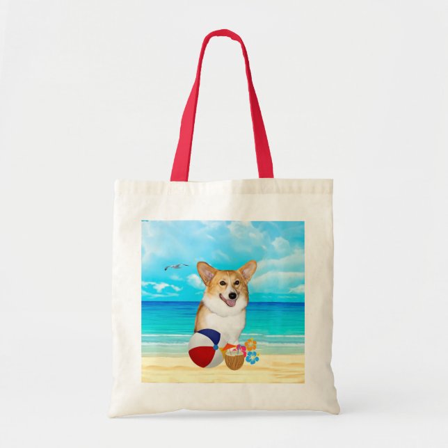 StrandTime Corgi Tygkasse (Framsidan)