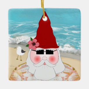 Strandtomteprydnad Julgransprydnad Keramik