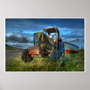 Strandtraktor Poster