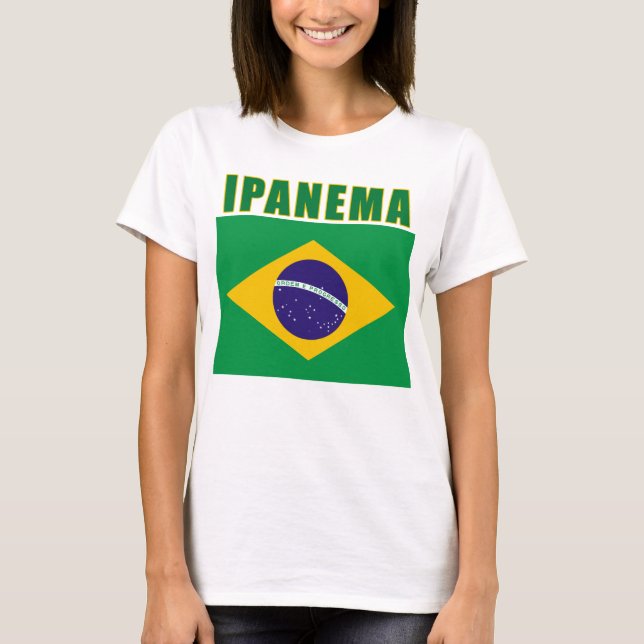 StrandTshirts för IPANEMA Brasilien, gåvor Tee Shirt (Framsida)