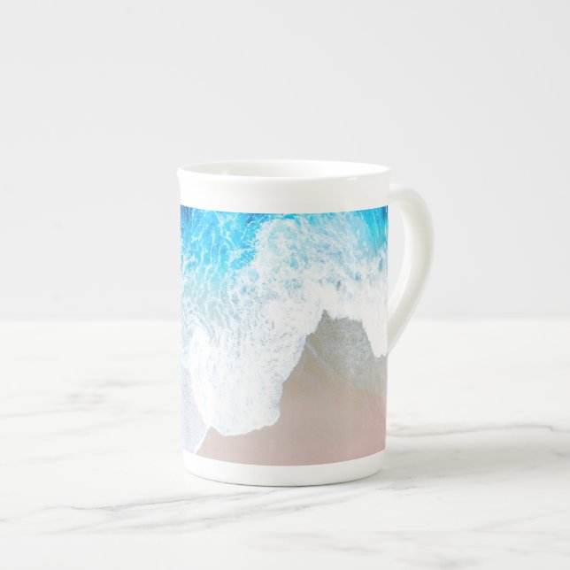 Strandutsikt Benporslin Mugg (Framsida höger)