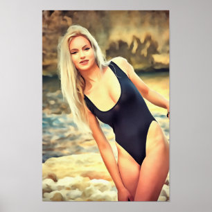 Strandutvikningsflicka 2 poster