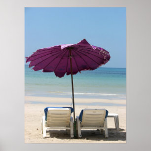 Strandvardagsrum Poster