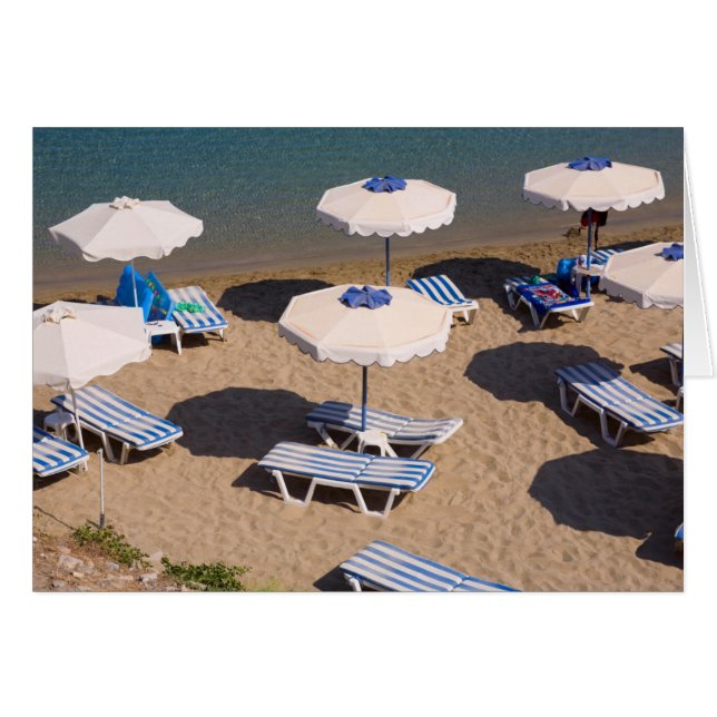 Strandvardagsrum | Rhodes, Dodecanese öar, Hälsningskort (Framsidan Horizontal)