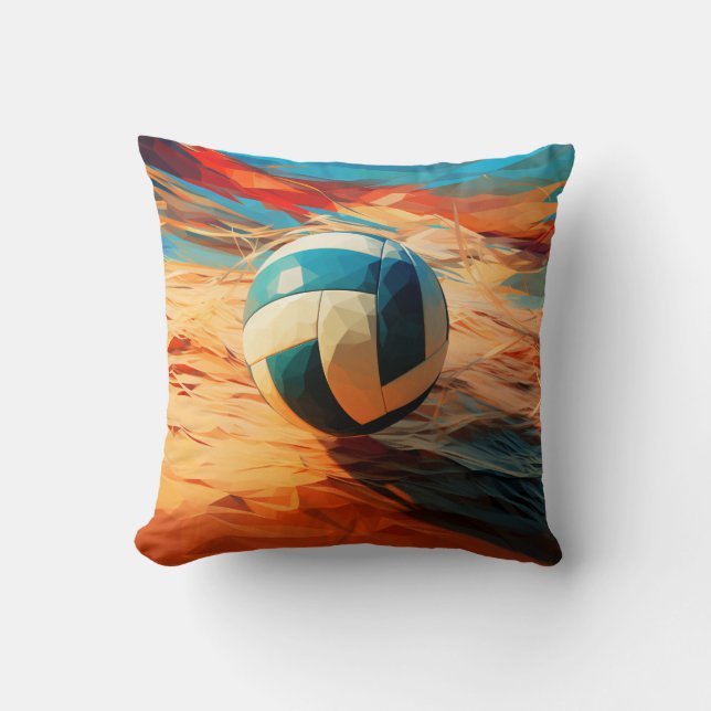 Strandvolleyboll Kastkudde Kudde (Framsida)