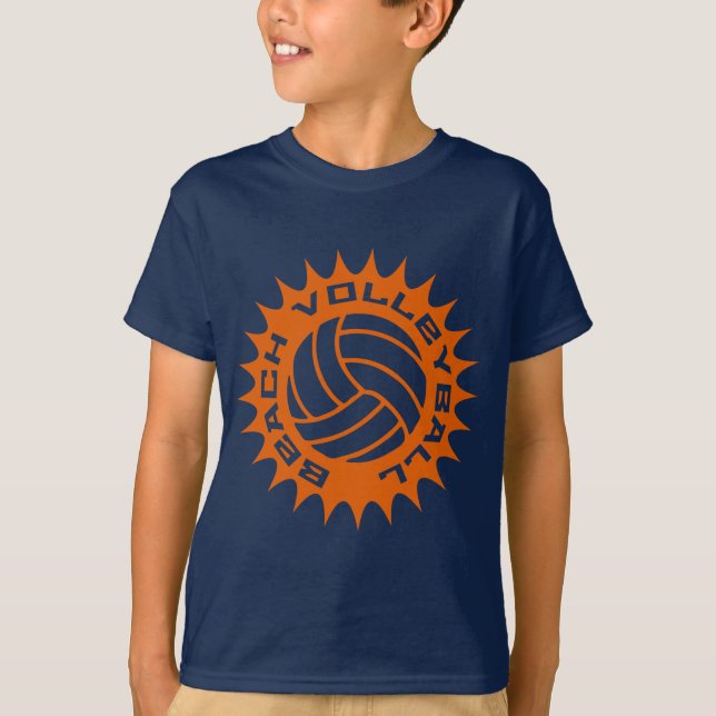 Strandvolleyboll Tee Shirt (Framsida)