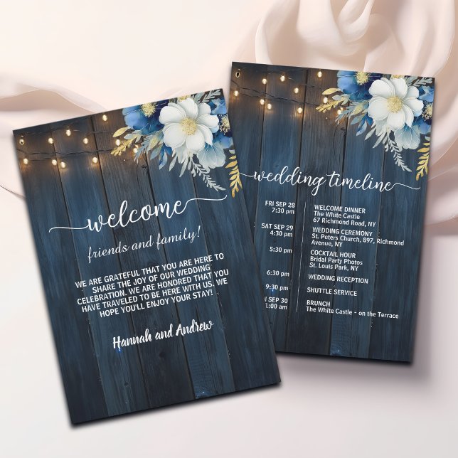 Sträng Bröllop-Brev och tidslinjekort för Ljus-blo Inbjudningar (Skapare uppladdad)