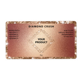 Sträng etiketter för dropper Flaska Guld i Ro Fraktsedel