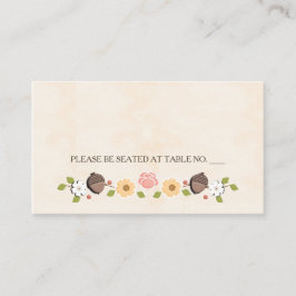 sträng för Ljus Rustic Fall Seating Ställe Placeringskort