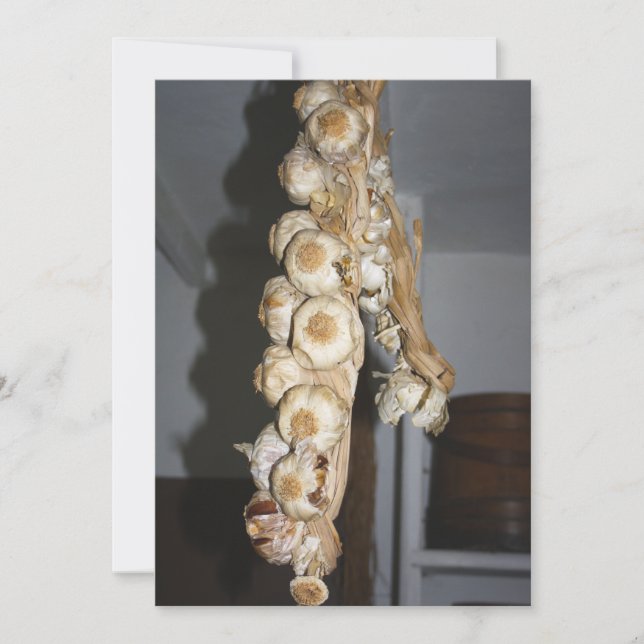 Sträng för vitlöksinbjudan inbjudningar (Framsida)