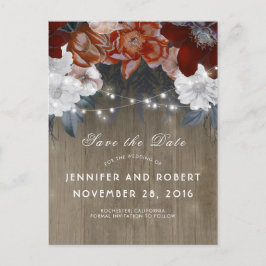 Sträng med Blommigt Ljus Barn Spara datum Meddelande Vykort