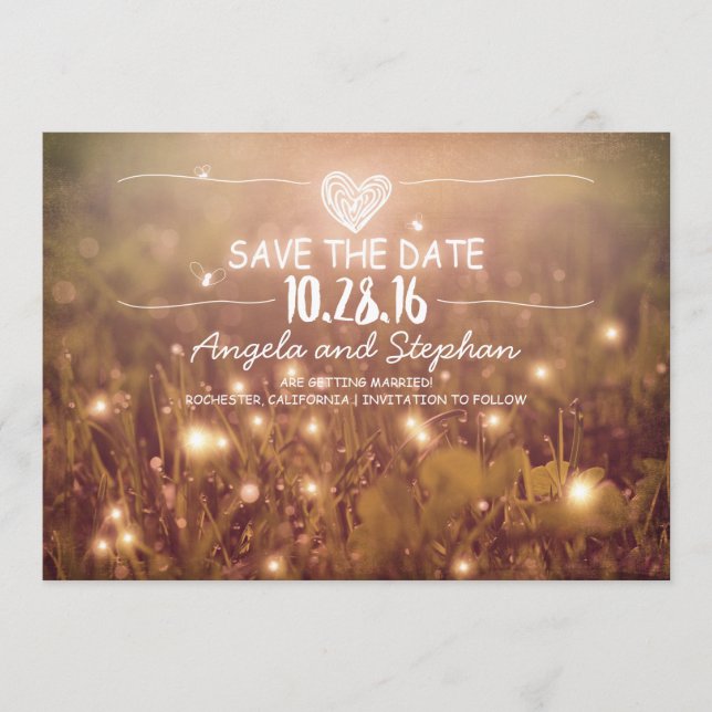 sträng med ljus  stack spara datumkorten datumet (Framsida)