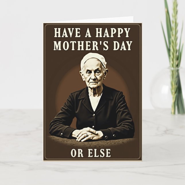 Sträng Mors dag eller annars kort (Framsida)