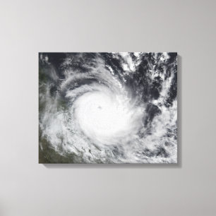Sträng tropisk Cyclone Hamish Canvastryck