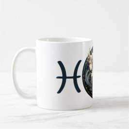 Stränga isces-symbolteckning kaffemugg