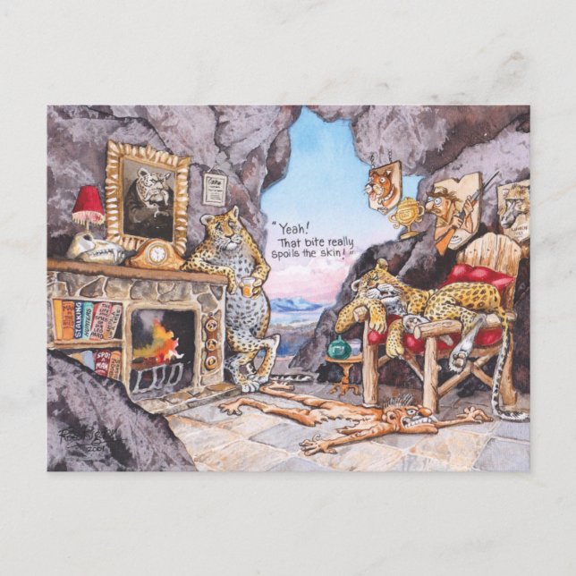 Stränga jägare vykort (Framsida)