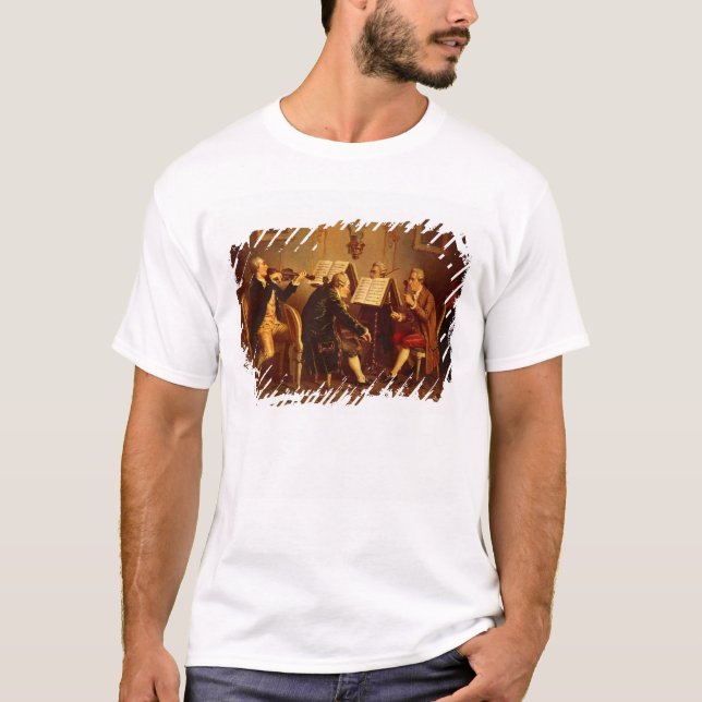 Stränga kvartetten tee shirt (Framsida)