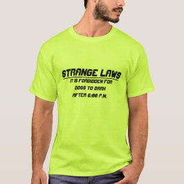 Stränga lagar hund cant bark t-shirt