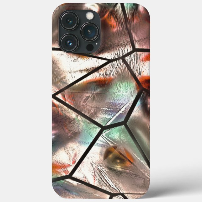 Stränga mosaik av nedfläckad och pärlglas struktur (Baksida)