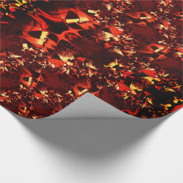 Stränga och krydda former med korall 'bright' presentpapper