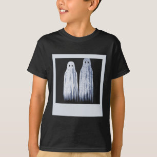 Stränga och ovanliga Ghost Photo Funny Horror Movi T Shirt