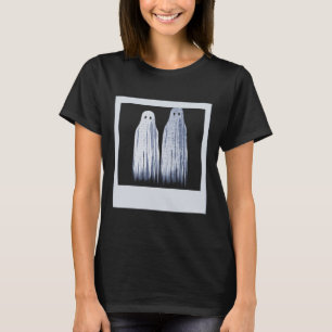 Stränga och ovanliga Ghost Photo Funny Horror Movi T Shirt