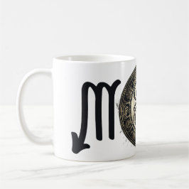 Stränga Scorpio-symbolteckning Kaffemugg