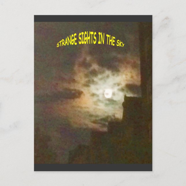 Stränga sikter i Himmel Vykort (Framsida)