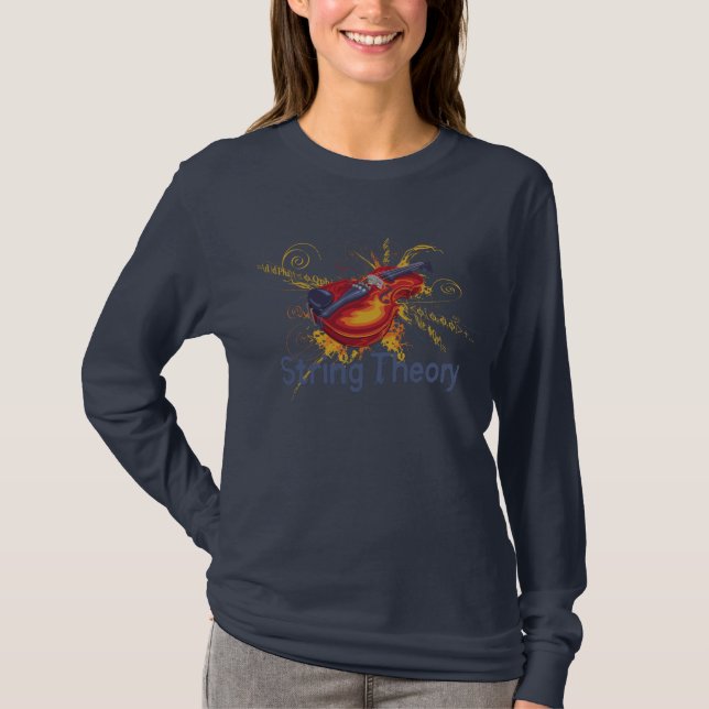 Stränga teorin tee shirt (Framsida)