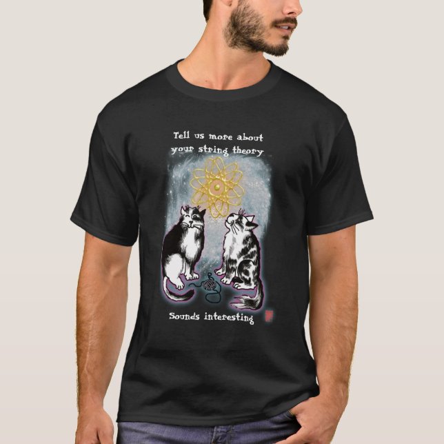 stränga teorin tee shirt (Framsida)