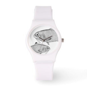 Stränga vintagar teckning armbandsur