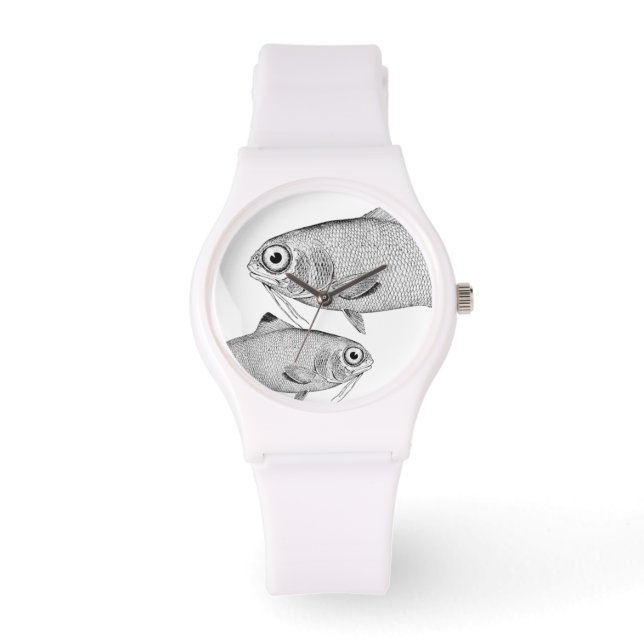 Stränga vintagar teckning armbandsur (Framsida)